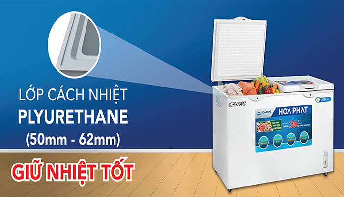 Tủ đông Funiki - Hòa Phát 2 ngăn 205 lít HCF-506DSH