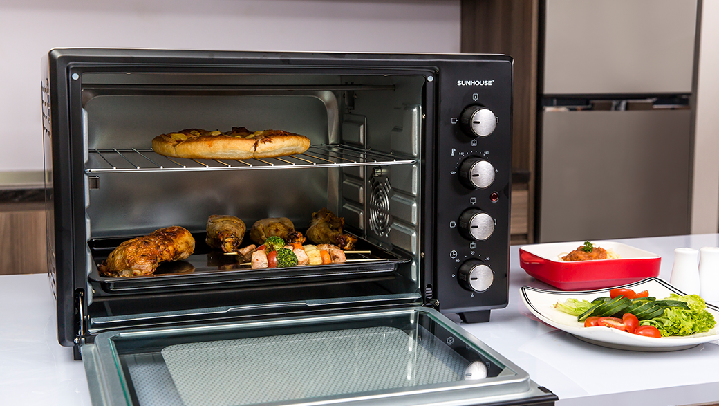 Lò nướng 48L Sunhouse SHD4248S (Vỉ inox)