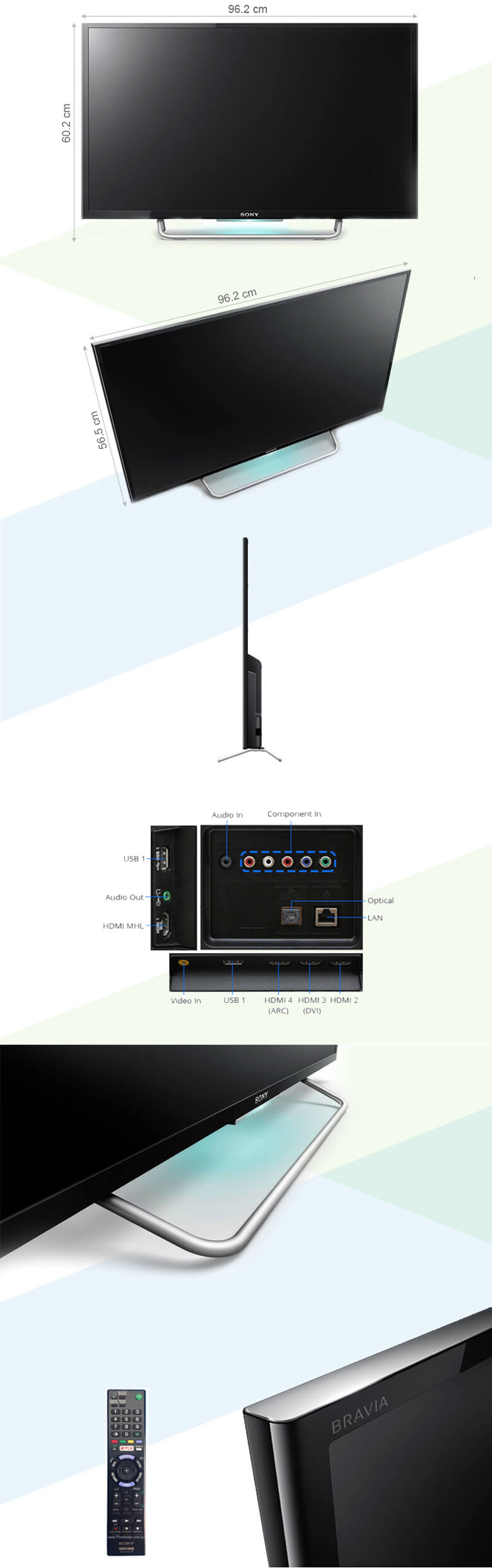 Android TV Sony 43英寸KDL-43W800C