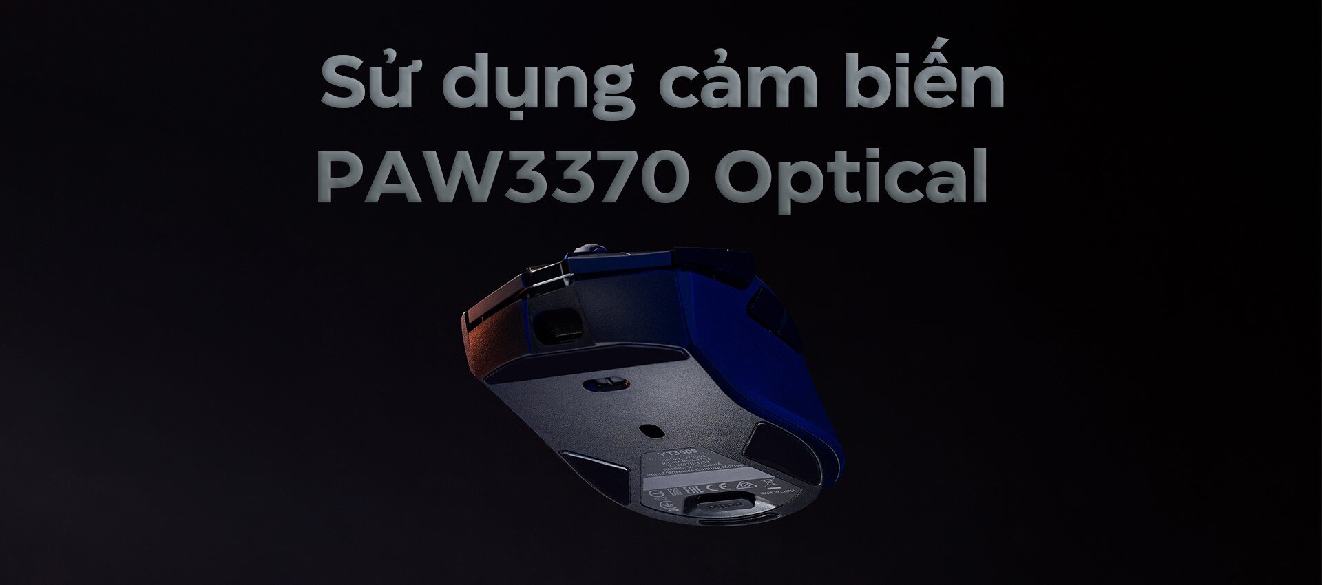 Chuột Gaming không dây Rapoo VT350S Wireless 2.4G