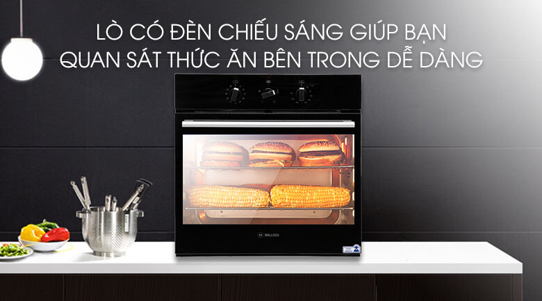 Lò nướng âm Malloca EB-56RG-5C11 56 lít Lò nướng âm Malloca EB-56RG-5C11 56 lít