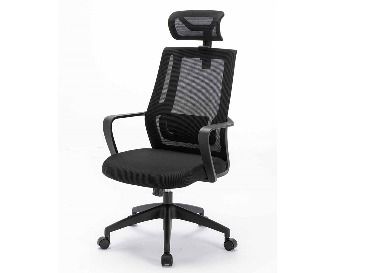 Ghế có kê tay 2 bên Warrior WOC102 Black