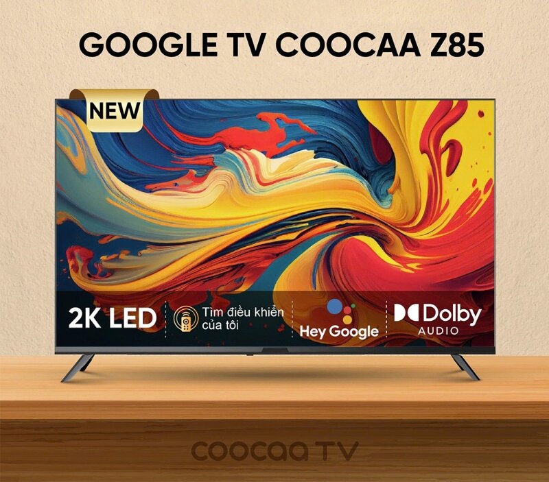 Google Tivi QLED Coocaa HD 32 inch 32Z85