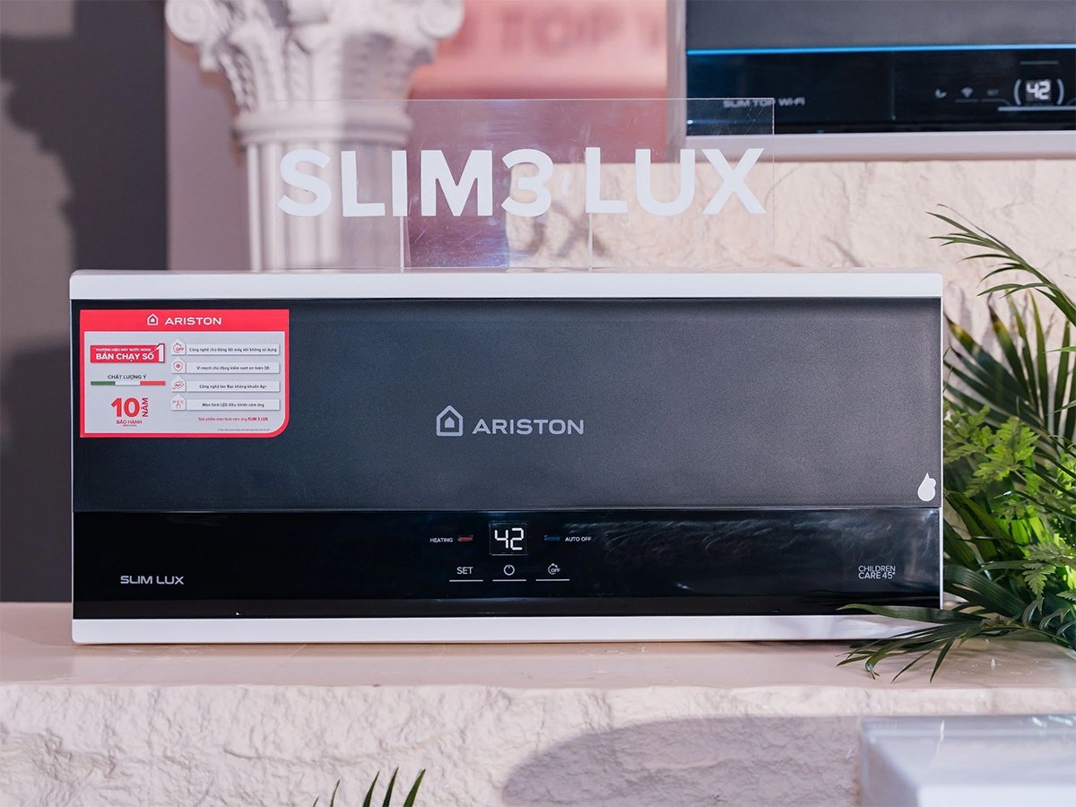 Bình nóng lạnh Ariston SLIM3 20 LUX VN Bình nóng lạnh Ariston SLIM3 20 LUX VN
