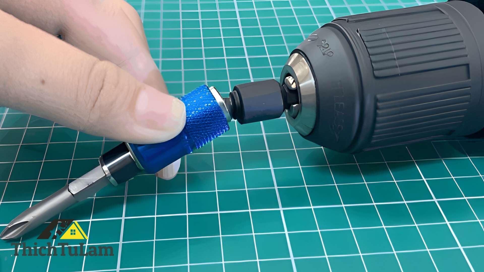 Đầu nối vít 1/4 sang 1/4 lắc léo Buddy BA0084