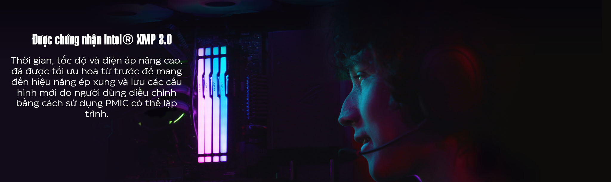 Ram Desktop Kingston Fury Beast RGB ddr5