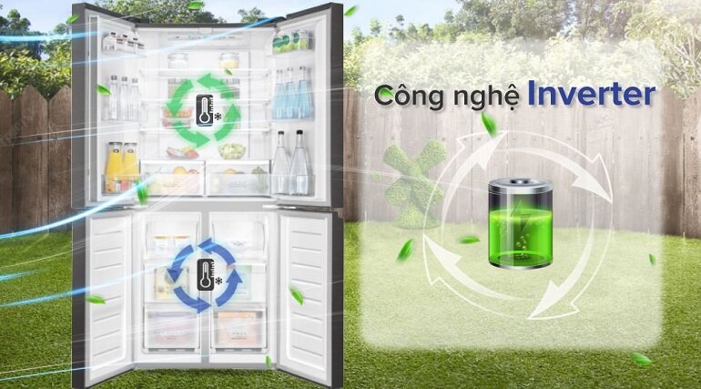 Tủ lạnh Casper Inverter 462 lít RM-520VT