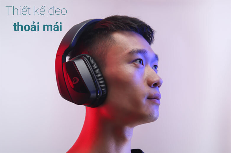Tai nghe không dây DAREU A700 Wireless (Black) | Thiết kế đeo thoải mái