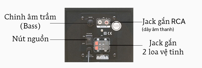 Loa vi tính Fenda F203G - 2.1 Loa vi tính Fenda F203G - 2.1