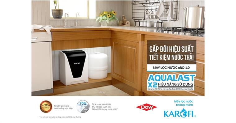 Máy lọc nước RO Karofi UDS7100