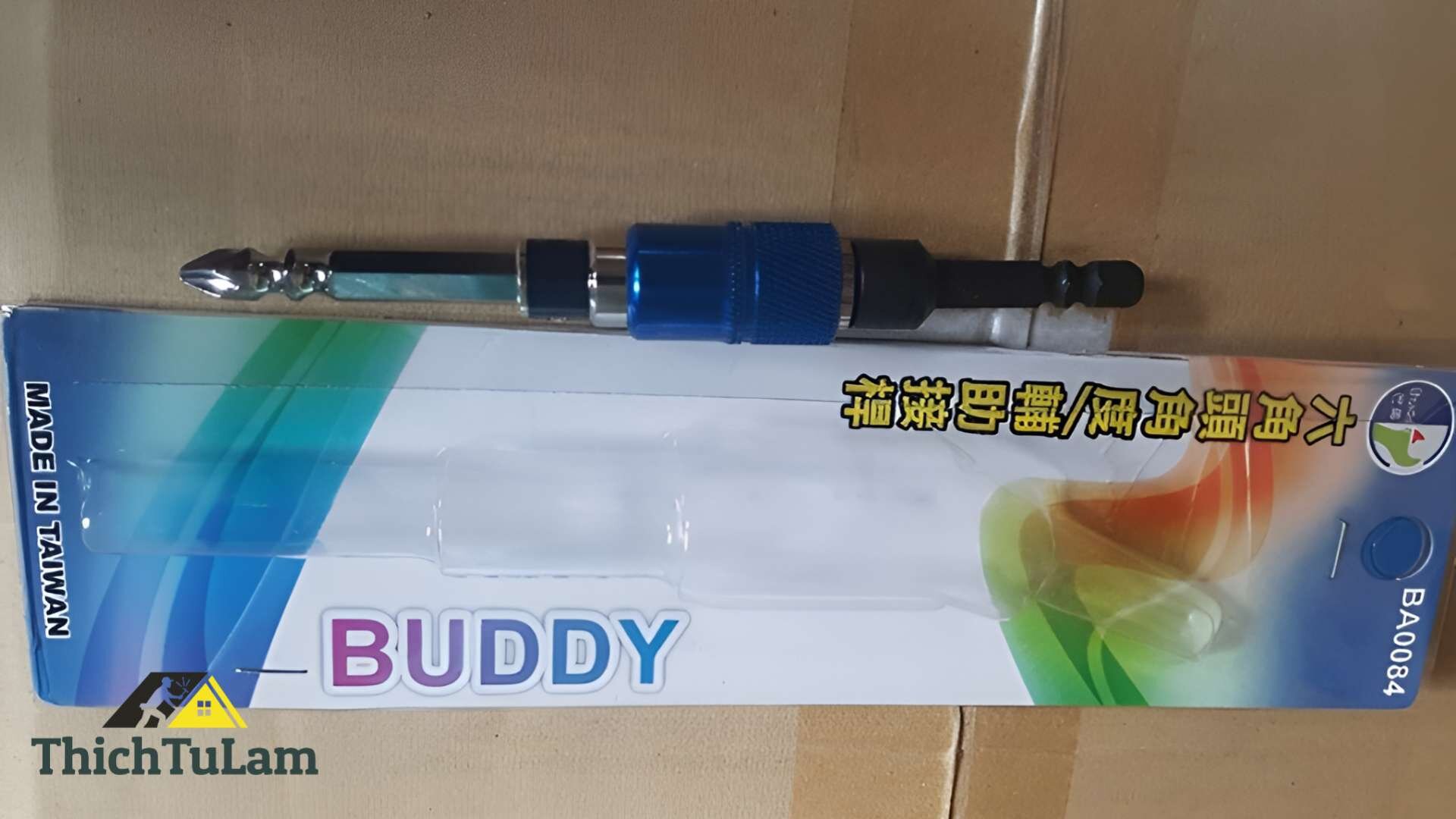 Đầu nối vít 1/4 sang 1/4 lắc léo Buddy BA0084