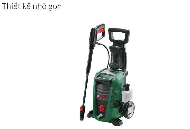 Máy Phun Xịt Rửa Áp Lực Cao Bosch UniversalAquatak 125 | Thiết kế nhỏ gọn