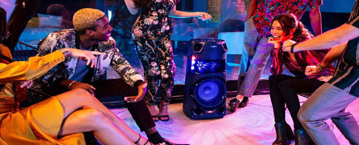 dàn âm thanh HIFI Sony MHC-V43D//M1 SP6 sở hữu kiểu dáng hiện đại