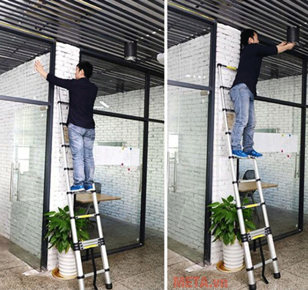 Thang nhôm rút đơn DIY TL - I - 38 Thang nhôm rút đơn DIY TL - I - 38