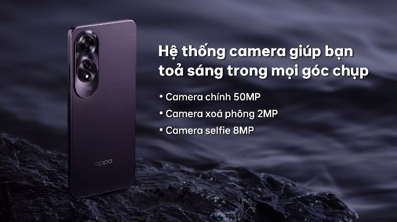 Điện thoại OPPO A60 8GB/128GB camera