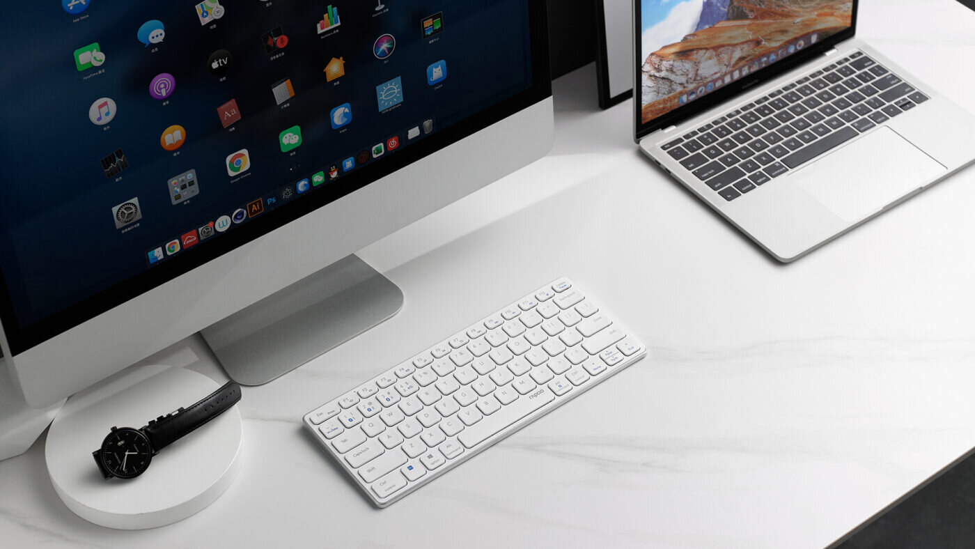 Bộ bàn phím chuột không dây Rapoo 9050M (9600M) 1