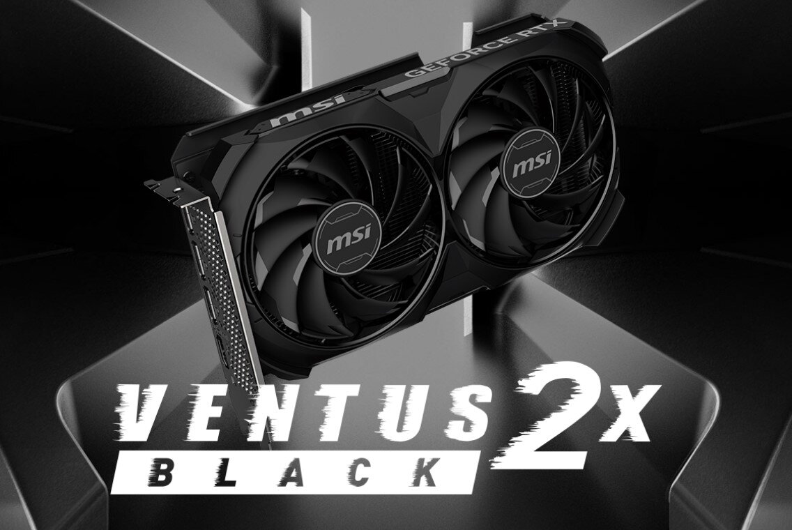 Card màn hình MSI RTX 4060 Ti VENTUS 2X Black 16G OC (