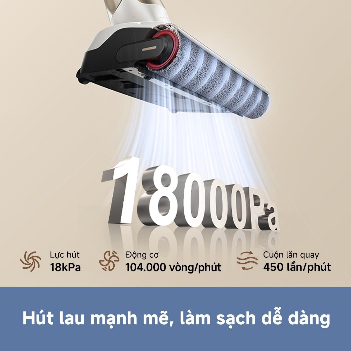 Máy hút bụi lau nhà đa năng Mova M10