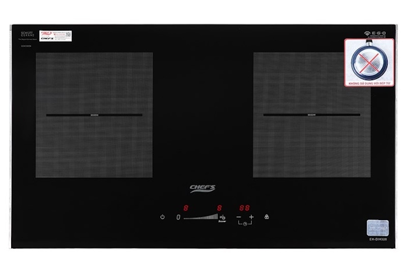 Bếp từ Chef's EH-DIH328 có thiết kế lắp âm hiện đại