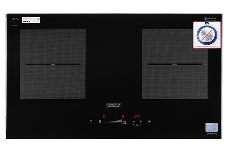 Bếp từ Chef's EH-DIH328 có thiết kế lắp âm hiện đại