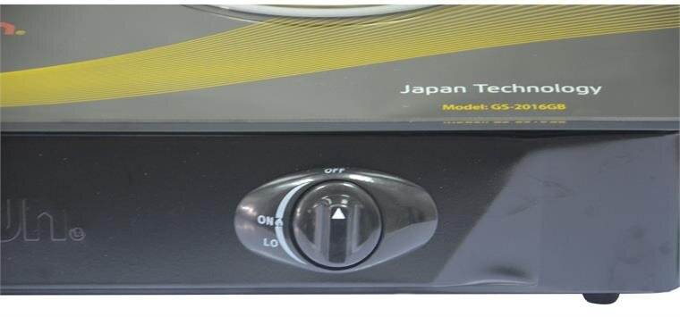 Bếp ga mặt kính 2 bếp Goldsun GS-2016GB