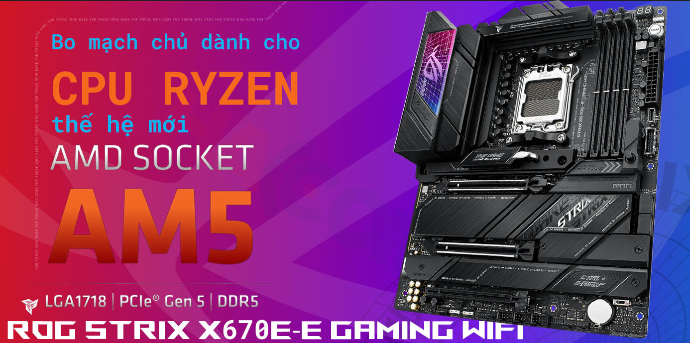 Mainboard ASUS ROG STRIX X670E-E GAMING WIFI