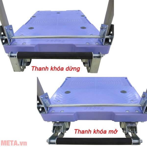 Xe đẩy hàng Nansin Nhật Bản DSK-101B (150kg) có khóa dừng