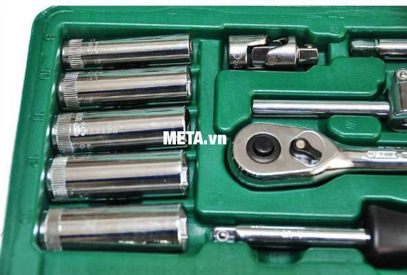 Bộ đầu tuýp 25 chi tiết 1/4 Bộ đầu tuýp 25 chi tiết 1/4