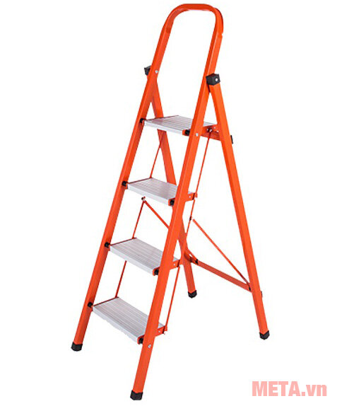 Thang khung sắt bậc nhôm bản to 4 bậc Pro PRS-04 Thang khung sắt bậc nhôm bản to 4 bậc Pro PRS-04