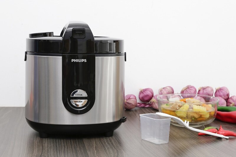 Nồi cơm điện Philips 2 lít HD3132/66 Bạc Nồi cơm điện Philips 2 lít HD3132/66 Bạc