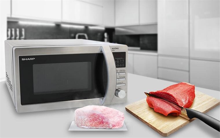LÒ VI SÓNG Sharp R-G620VN (ST), 20L, Có nướng