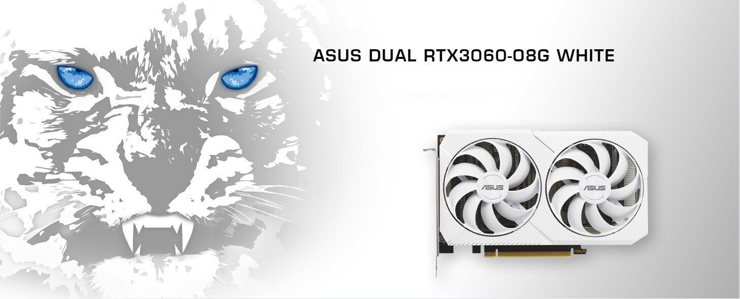 CARD MÀN HÌNH ASUS DUAL RTX3060-O8G WHITE