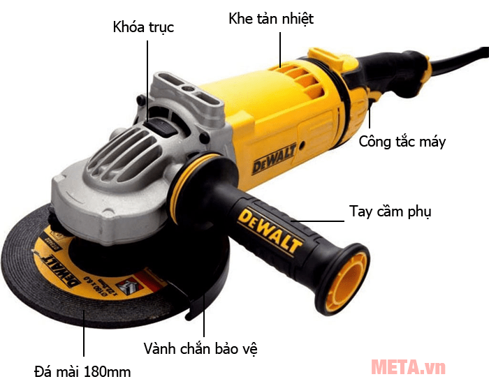 Máy mài góc DeWalt DWE8830G 180mm