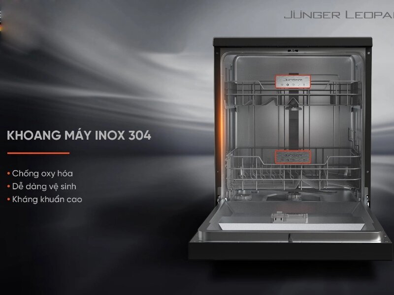 Máy rửa bát 15 bộ Junger Leopard DWJ-183-VG