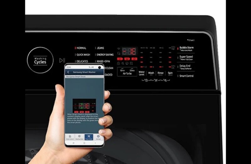 Máy giặt Samsung Inverter 12.5 kg WA40F12E4CSV