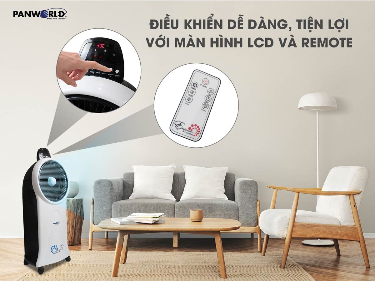 Quạt Panworld PW-868 điều khiển remote