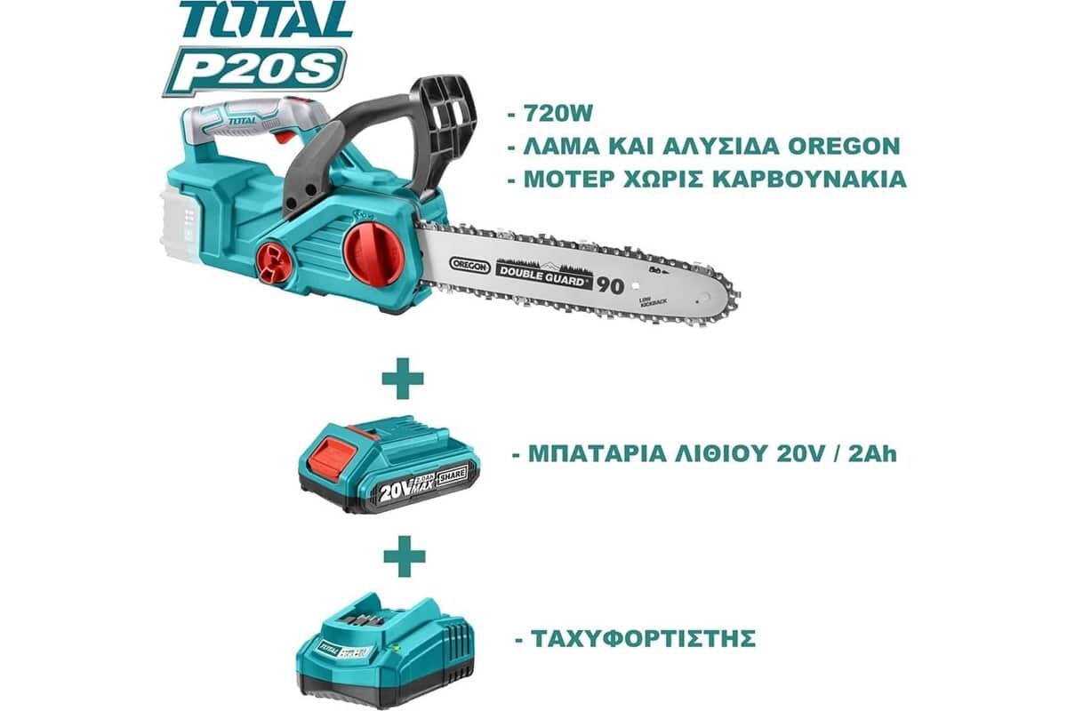 Máy cưa xích pin 20v Total TGSLI2001