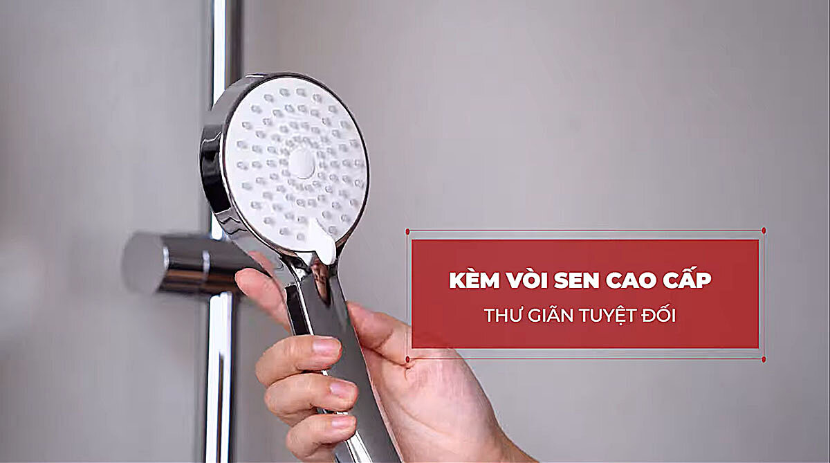 Vòi sen của máy nước nóng trực tiếp Rapido STERN RIG-SN4.5 