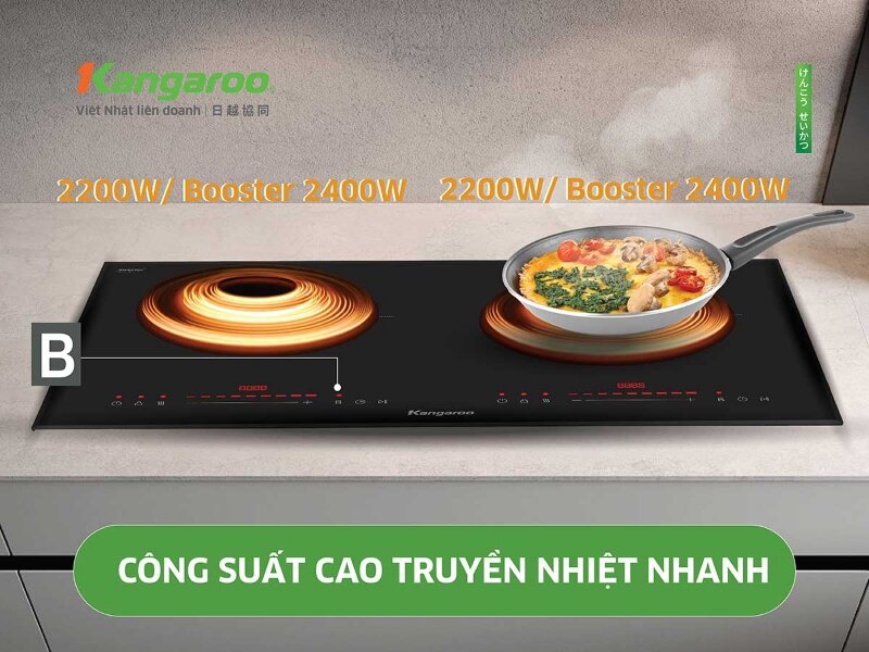 Bếp từ đôi Kangaroo KGIC48D1C 