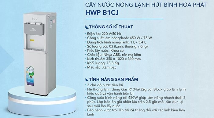 Thông số kỹ thuật của Hòa Phát HWP B1CJ Hòa Phát HWP B1CJ