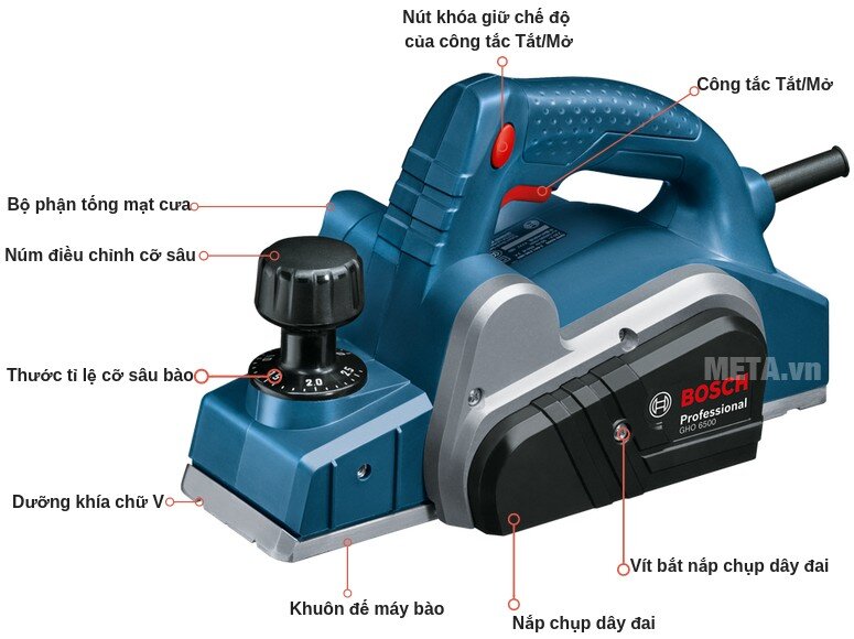 Máy bào Bosch GHO 6500 Professional