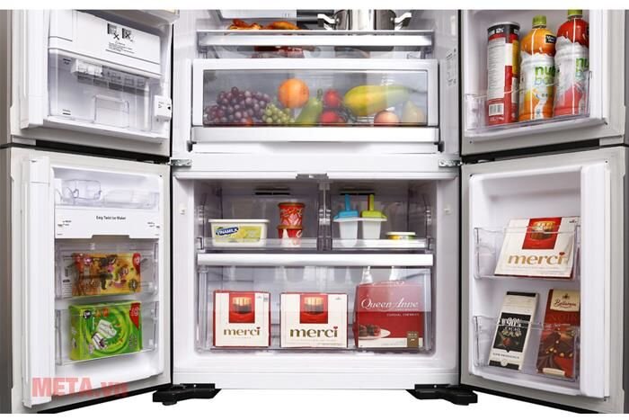 Tủ lạnh Hitachi Inverter R-WB730PGV6X 587 lít