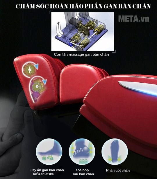 Ghế massage toàn thân Maxcare Max 668