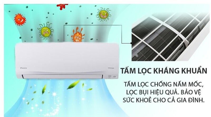 Điều Hòa Daikin Inverter 18000 BTU 1 Chiều FTKQ50SVMV