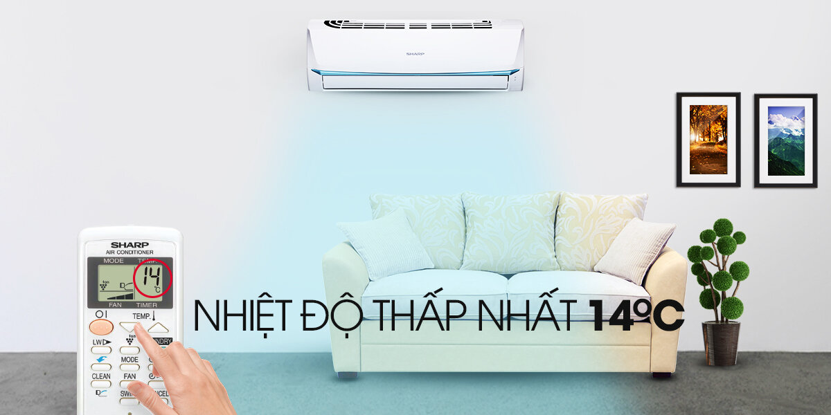 ĐIỀU HÒA 2 CHIỀU SHARP AY-A12UEW - 12.000BTU