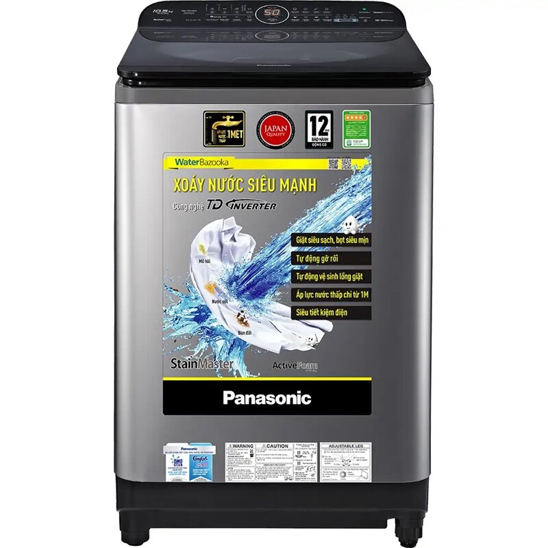 Máy giặt Panasonic Inverter 8.5 kg NA-FD85X1LRV thiết kế