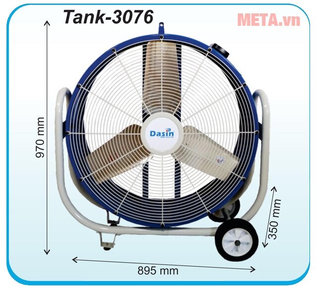 Quạt Dasin TANK-3076