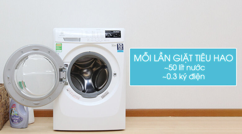 Máy giặt Electrolux 8 kg EWF12843 Máy giặt Electrolux 8 kg EWF12843