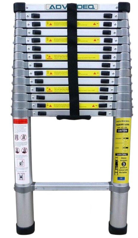 Thang nhôm rút gọn đơn Advindeq ADT214F