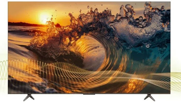 Tivi 65 inch TCL 65P6K sử dụng 2 loa có tổng công suất là 20W cho âm thanh mạnh mẽ